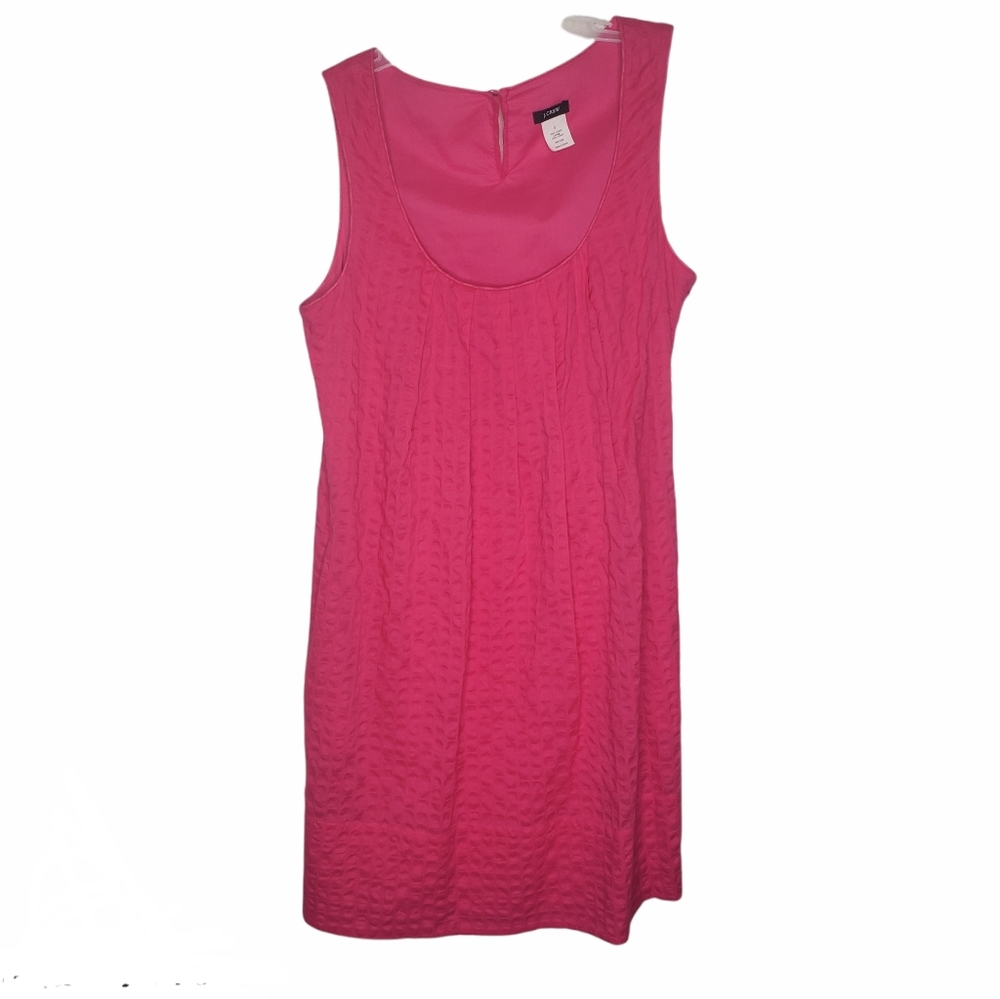 J Crew pink sleeveless circle shift dress size 2